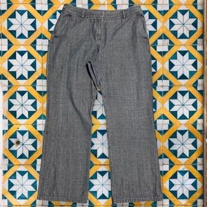 Jones Wear Sport Jeans Womens 14 Straight Leg Denim Pants Ladies Med. Wash Blue